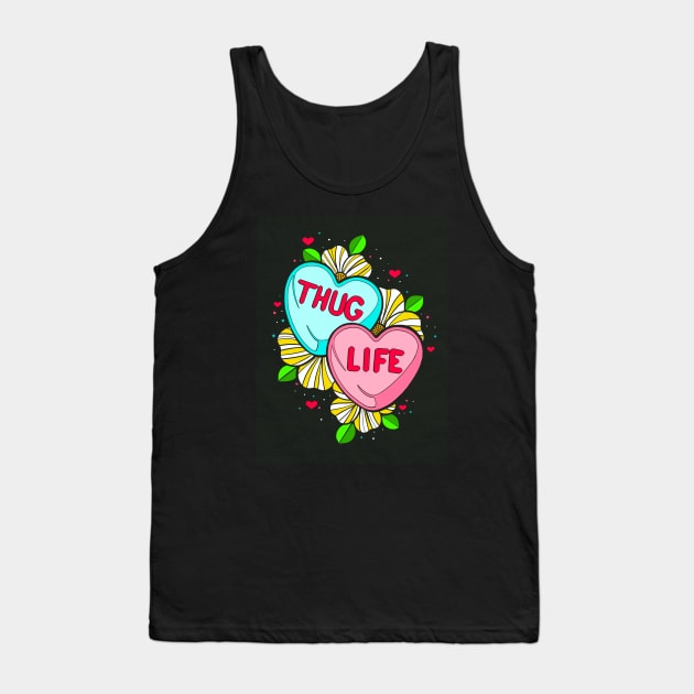 Huggable Thug Tank Top by InkyMcStapleface